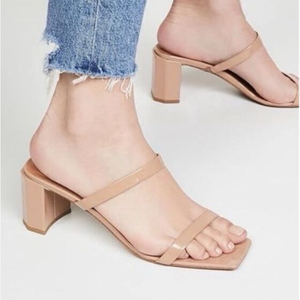 BY FAR Block Heel Sandals